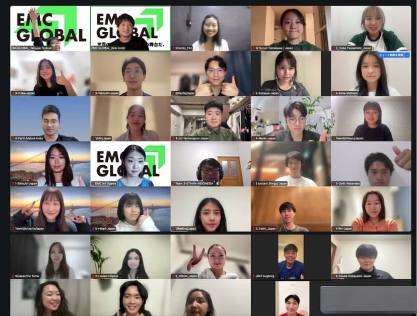EMC GLOBAL April Batch 活動報告｜41名の挑戦から始まった3ヶ月、アジアの学生たちは「越境」の入口に立った