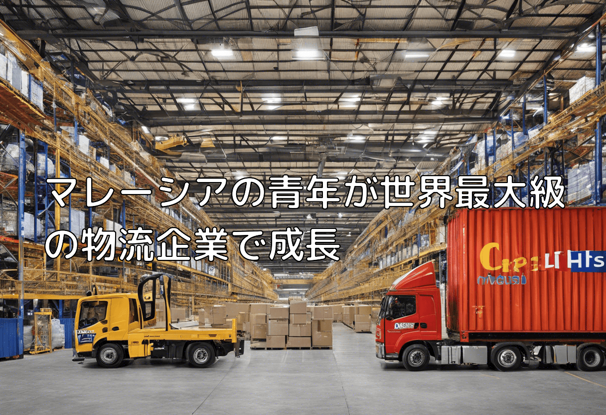 マレーシアの青年が世界最大級の物流企業で成長