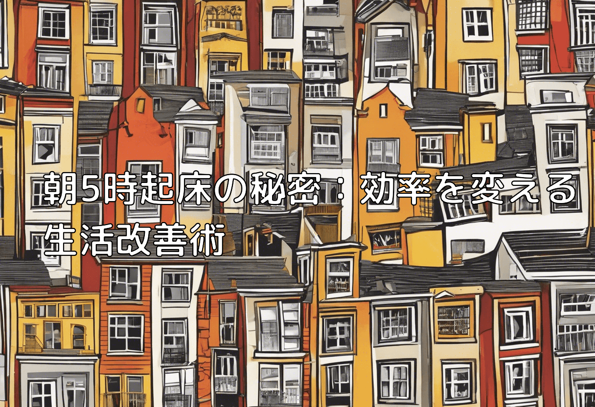 朝5時起床の秘密：効率を変える生活改善術