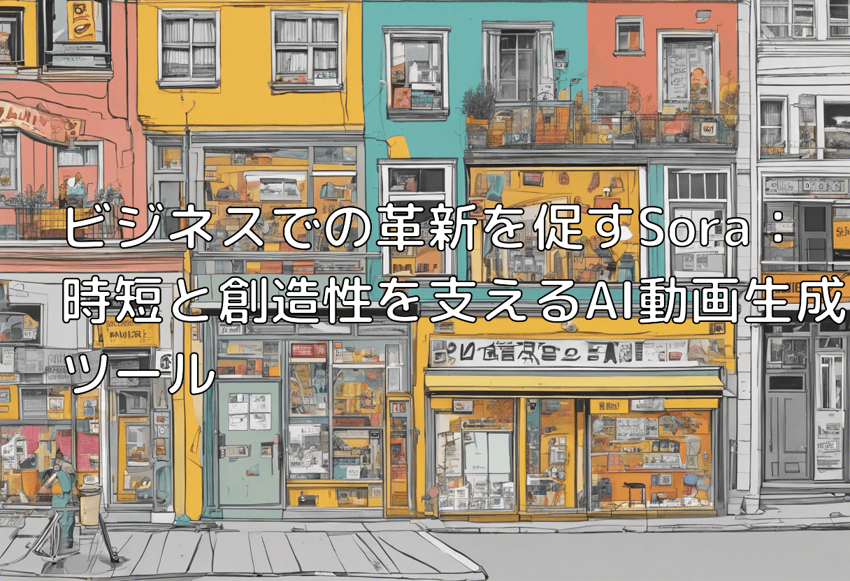 ビジネスでの革新を促すSora：時短と創造性を支えるAI動画生成ツール