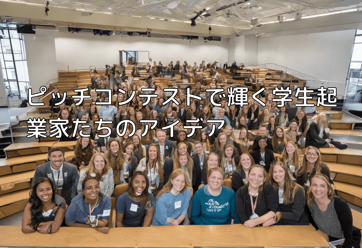 ピッチコンテストで輝く学生起業家たちのアイデア