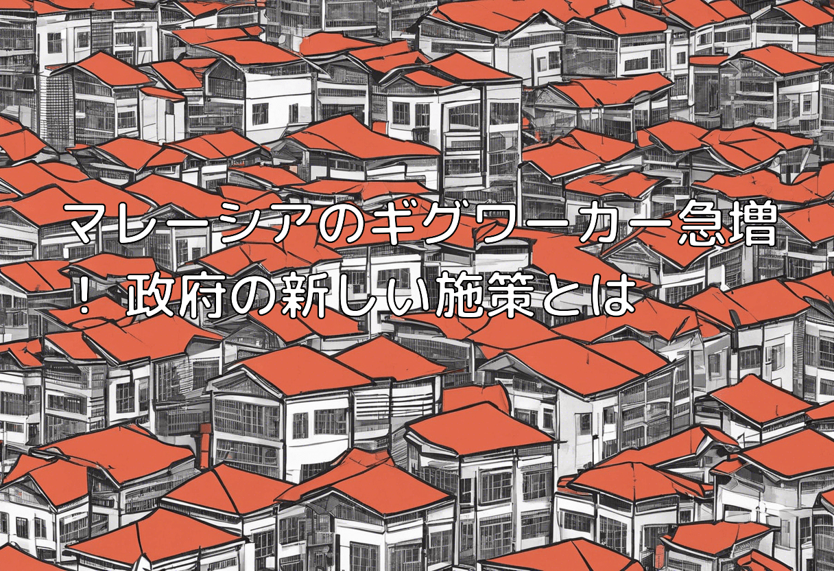 マレーシアのギグワーカー急増！ 政府の新しい施策とは