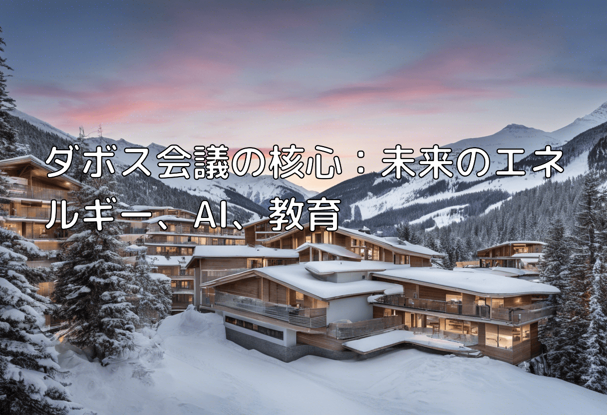 ダボス会議の核心：未来のエネルギー、AI、教育