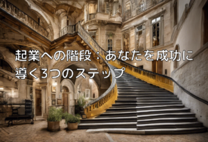 起業への階段：あなたを成功に導く3つのステップ