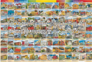 2025年に注目！高収入で低ストレスな理想の職業ランキング